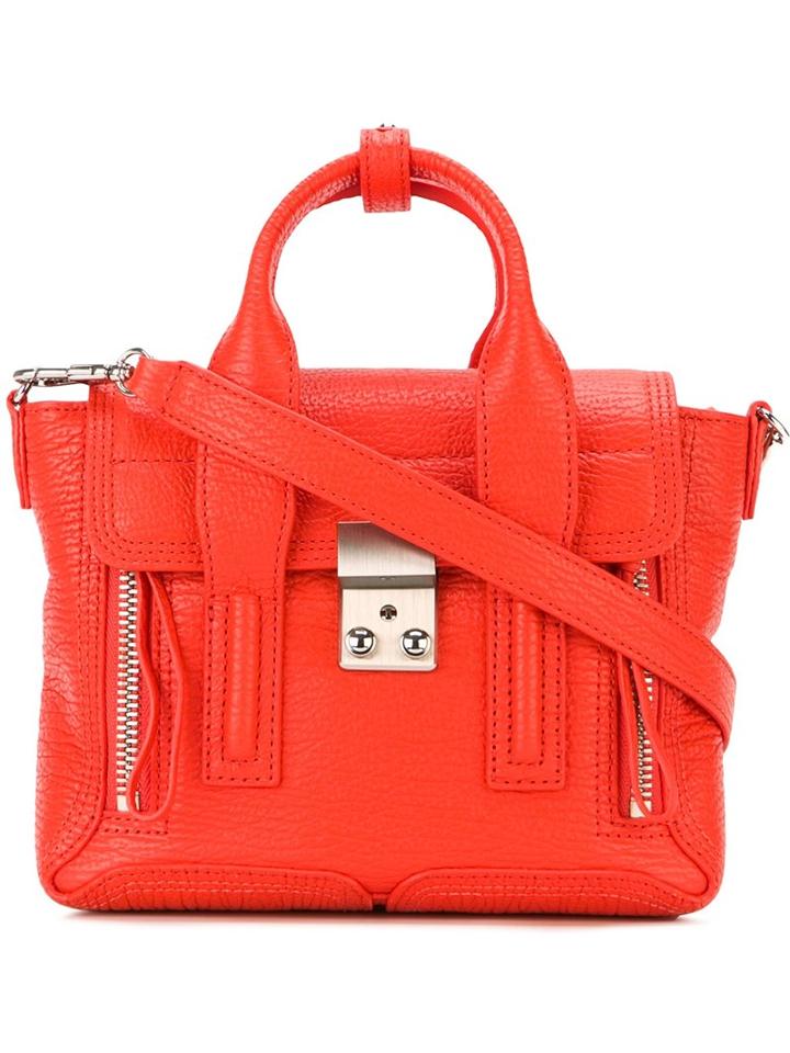 3.1 Phillip Lim Mini 'pashli' Satchel, Women's, Red, Calf Leather