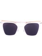 Mykita Cat-eye Tinted Sunglasses - White