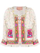 Amuse - Extra Tweed Jacket - Women - Polyester/spandex/elastane - S, White, Polyester/spandex/elastane
