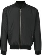 Versace Collection - Zipped Bomber Jacket - Men - Polyamide/polyester - 52, Black, Polyamide/polyester