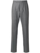 Thom Browne Backstrap Cropped Tailored Trousers - Grey