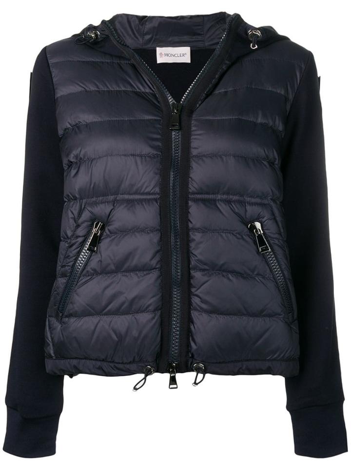 Moncler Zipped Up Puffer Jacket - Blue