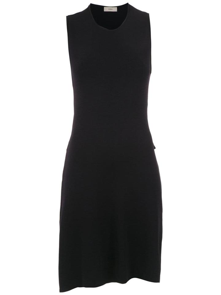 Egrey Straight Fit Knitted Dress - Black