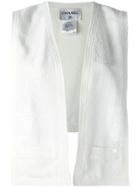 Chanel Vintage Bouclé Knit Tabard - White