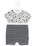 Moncler Kids - Stars And Stripes Romper - Kids - Cotton/spandex/elastane - 12-18 Mth, White