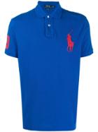 Polo Ralph Lauren Oversized Logo Polo Shirt - Blue
