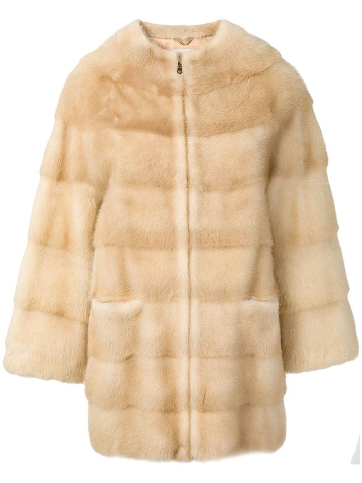 Liska Joy Trimmed Coat - Neutrals