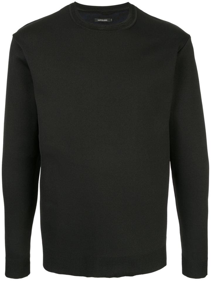 Loveless Crew Neck Jumper - Black