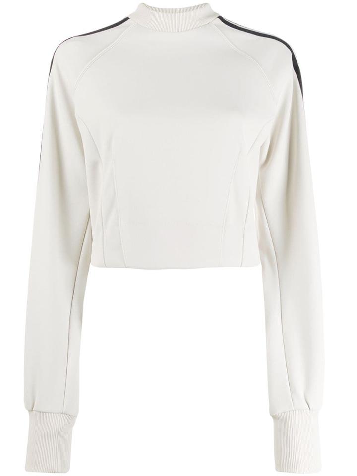 Y-3 Wide-sleeve Cropped Jumper - Neutrals
