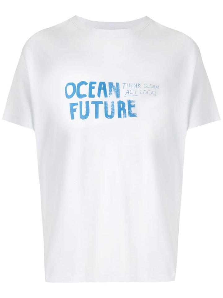 Osklen Pet Ocean Future Print T-shirt - White