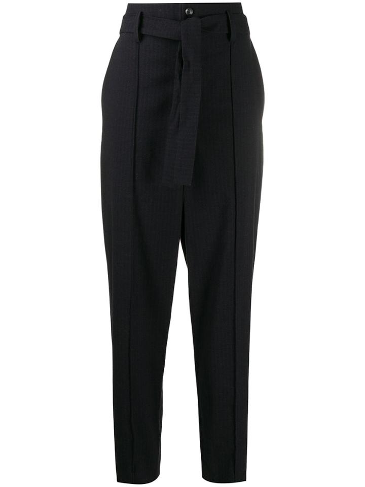 Isabel Marant High-waist Tapered Trousers - Blue