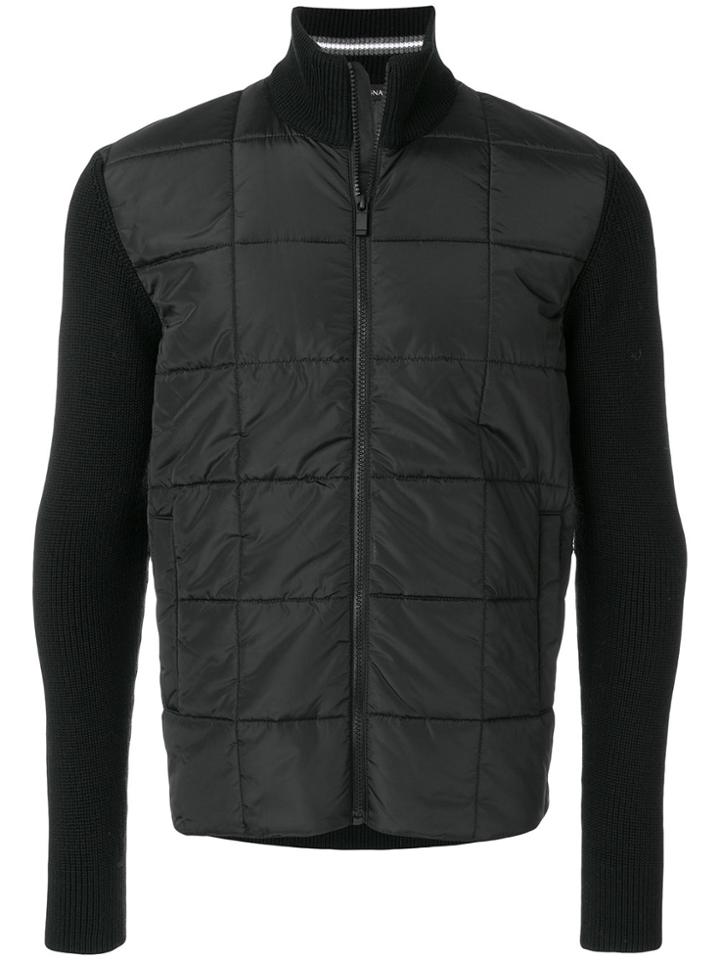 Z Zegna Zipped Padded Sweatshirt - Black