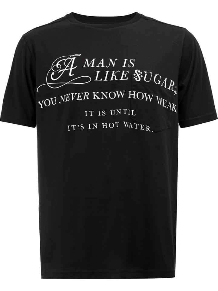 Takahiromiyashita The Soloist A Man Is Like Sugar T-shirt - Black