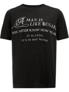 Takahiromiyashita The Soloist A Man Is Like Sugar T-shirt - Black