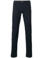 Dolce & Gabbana Gold 14 Slim Fit Trousers, Men's, Size: 48, Blue, Cotton/spandex/elastane