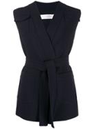Victoria Victoria Beckham Belted Waistcoat - Blue