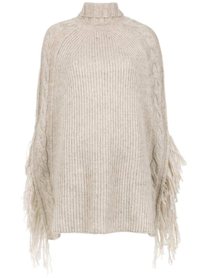Cecilia Prado Maia Knit Poncho - Grey