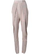 Kitx 'tuck In' Trousers, Women's, Size: 12, Grey, Silk