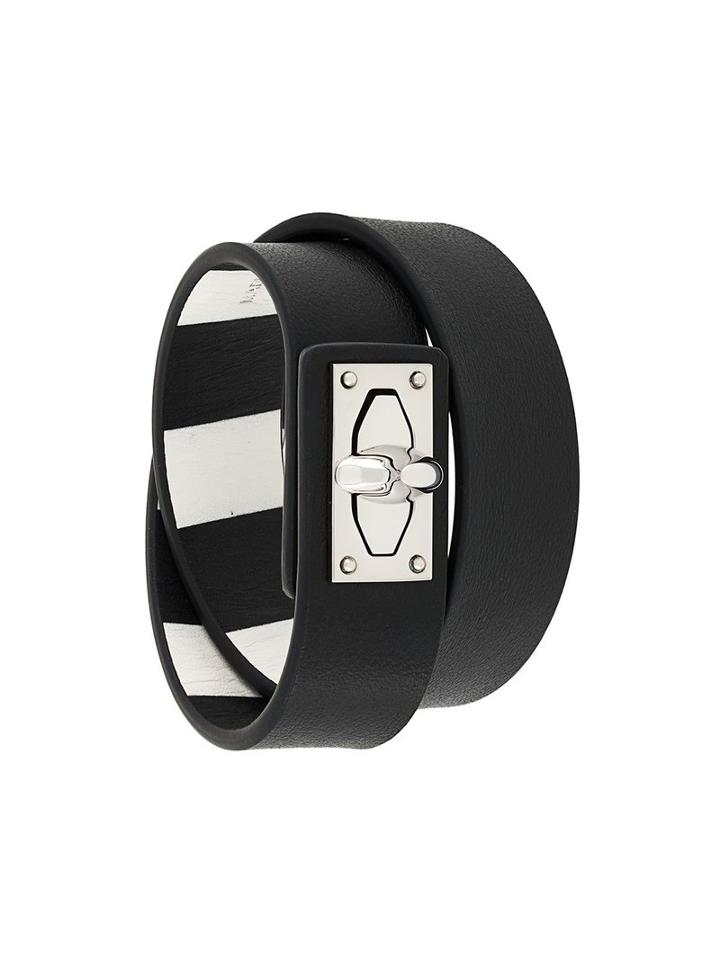 Givenchy Shark Wraparound Bracelet, Women's, Size: Medium, Black