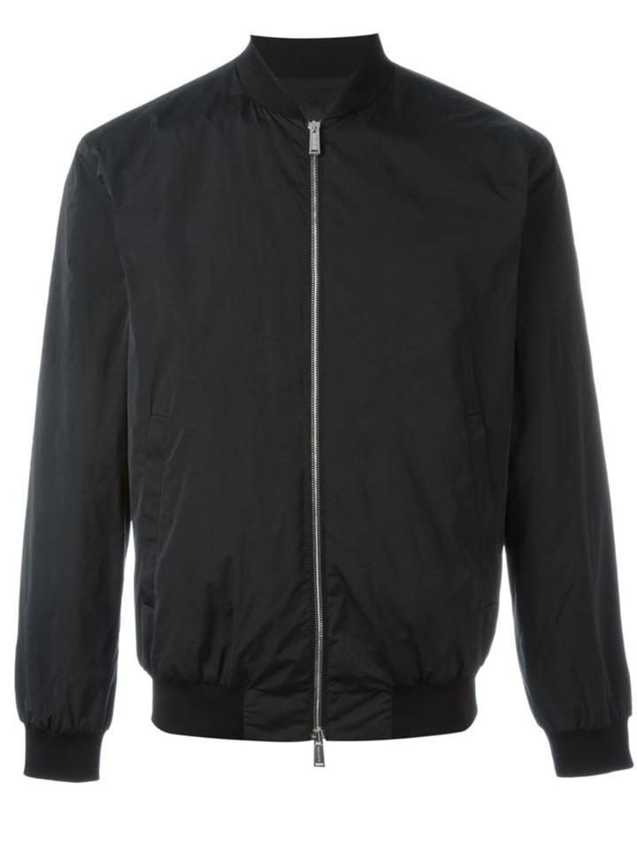Dsquared2 Bomber Jacket, Men's, Size: 50, Black, Polyester/spandex/elastane/viscose
