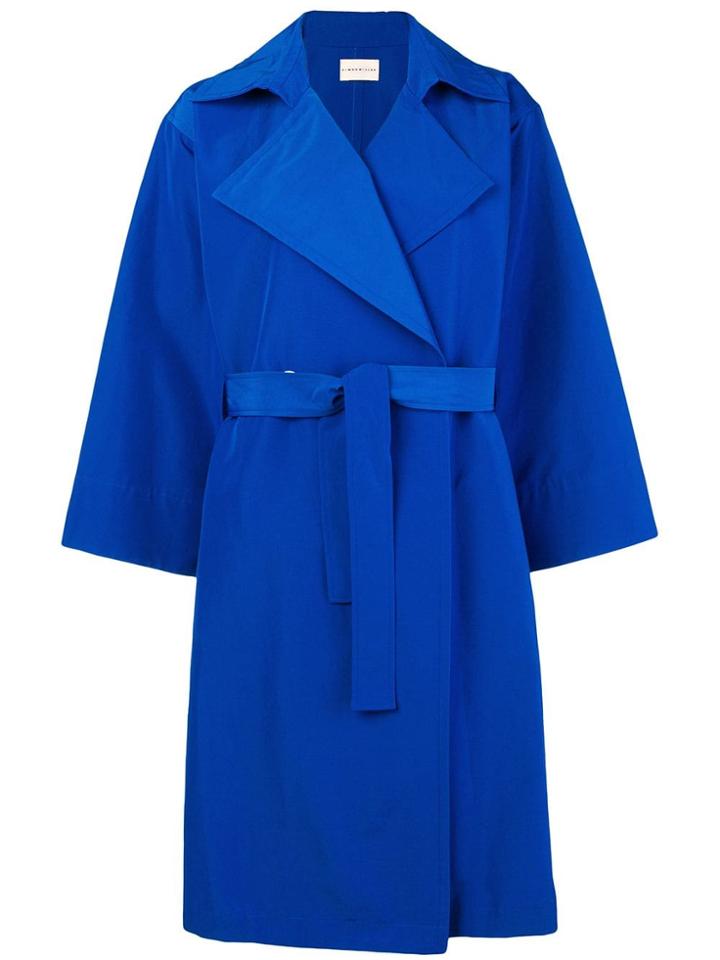 Simon Miller Belted Trench Coat - Blue