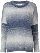 Snobby Sheep Faded Oversized Sweater - Blue