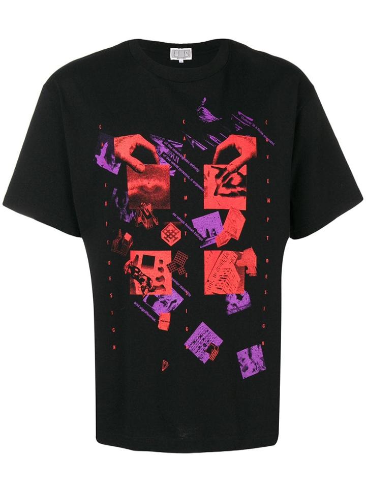 C.e Graphic Print T-shirt - Black