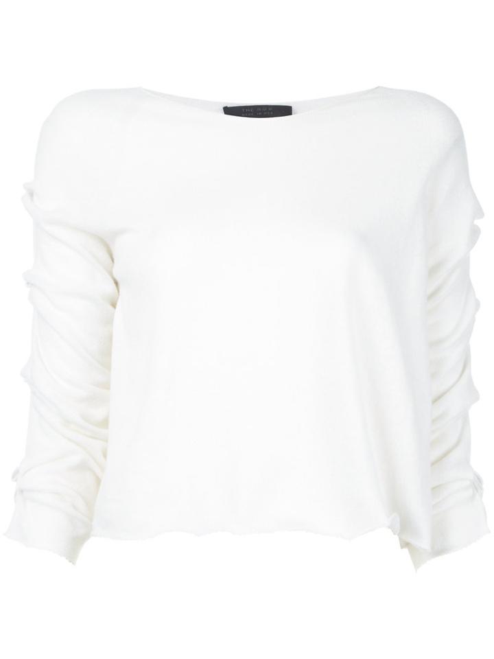 The Row Jian Knitted Top, Women's, Size: Small, White, Cashmere