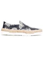 Valentino Garavani Pineapple Print Slip-on Sneakers