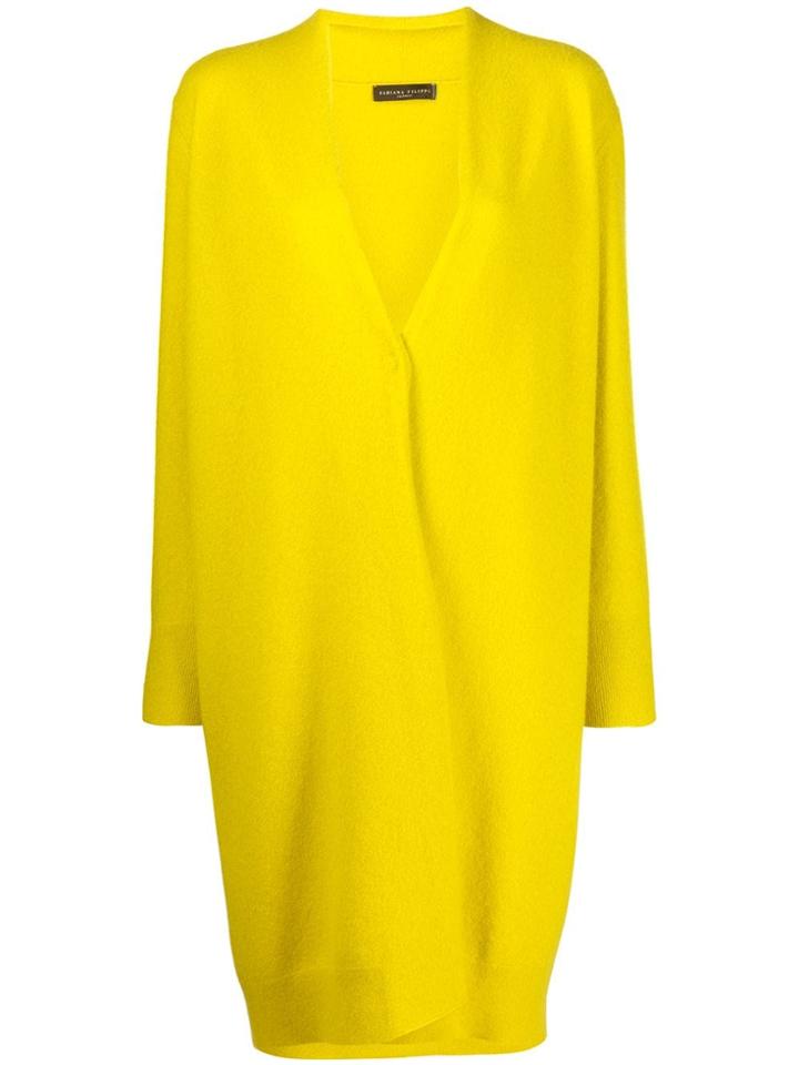 Fabiana Filippi Cardi-coat - Yellow