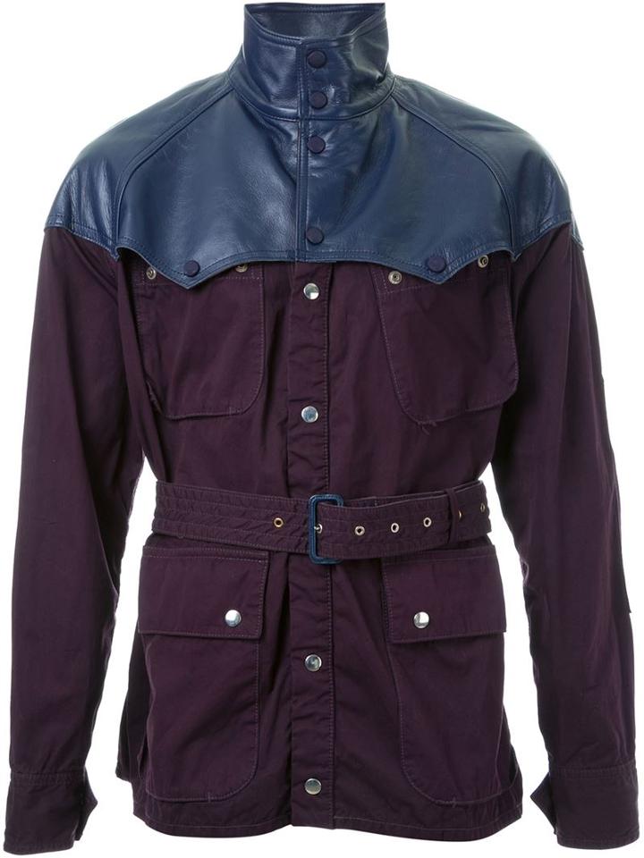 Sacai Cargo Jacket, Men's, Size: 3, Pink/purple, Cotton