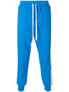 Ports 1961 Track Pants With Side Stripes - Blue