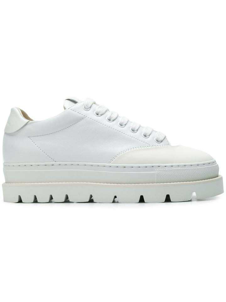 Mm6 Maison Margiela Platform Sneakers - White