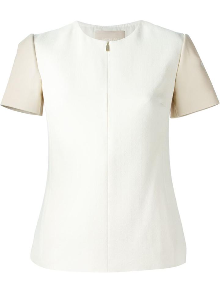 Jason Wu Front Zip Panelled Blouse