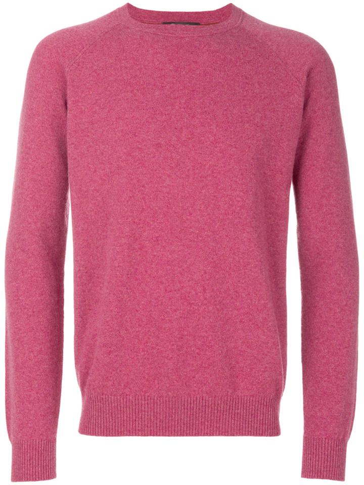 Loro Piana Long Sleeved Sweatshirt - Red