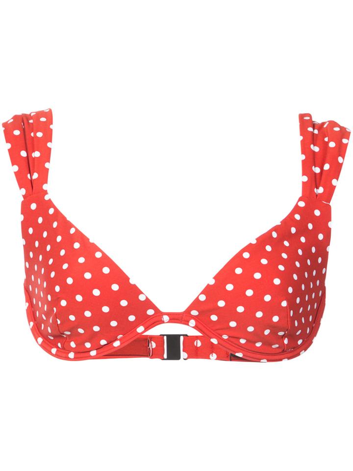 Onia Onia X Weworewhat Allie Bikini Top - Red