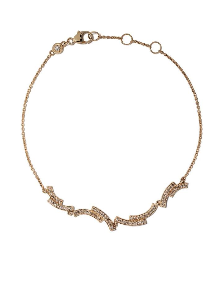 Astley Clarke 14kt Yellow Gold Icon Scala Diamond Bracelet