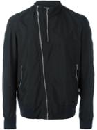 Dior Homme Zipped Lightweight Jacket, Men's, Size: 46, Blue, Polyester/cupro
