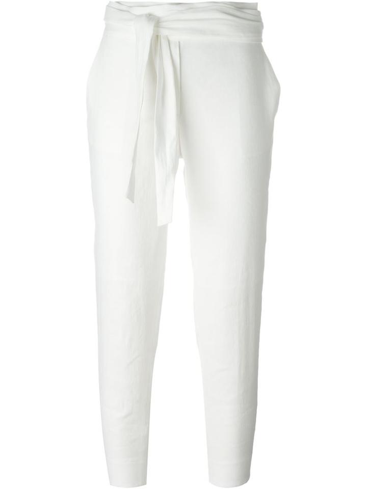 Iro Tie Waist Slim Fit Cropped Trousers