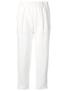 Forte Forte Cropped Trousers - White