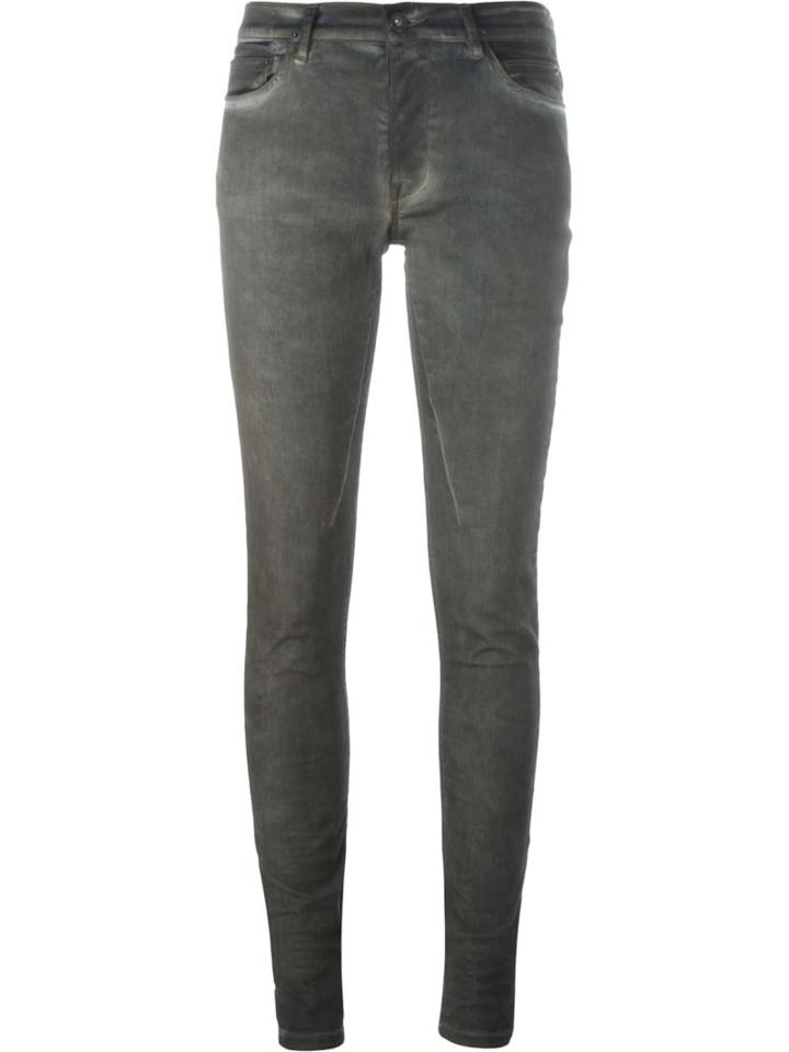 Rick Owens Drkshdw Skinny Jeans, Women's, Size: 29, Grey, Cotton/spandex/elastane