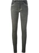 Rick Owens Drkshdw Skinny Jeans, Women's, Size: 29, Grey, Cotton/spandex/elastane