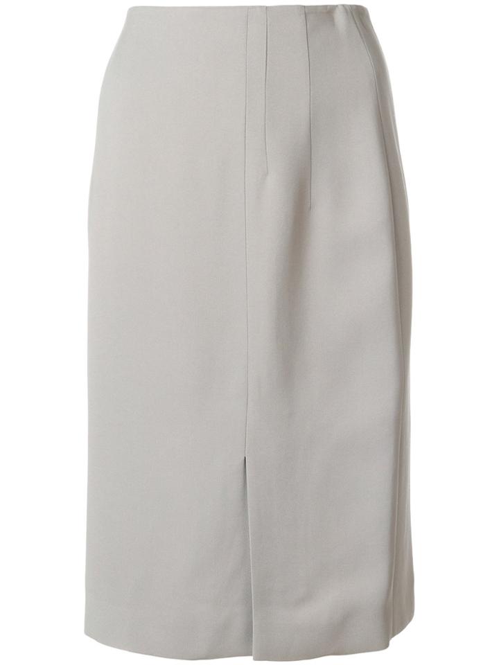 Zambesi Double Layer Straight Skirt - Black