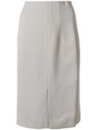 Zambesi Double Layer Straight Skirt - Black