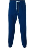 Diesel Side Stripe Track Pants, Men's, Size: Medium, Blue, Cotton/polyester/spandex/elastane