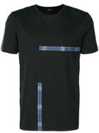 Fendi Ff Logo Band T-shirt - Black