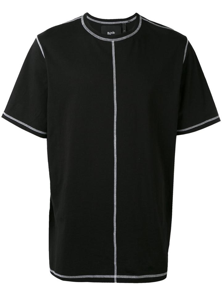 Blood Brother - Eight Pm T-shirt - Men - Cotton - Xs, Black, Cotton