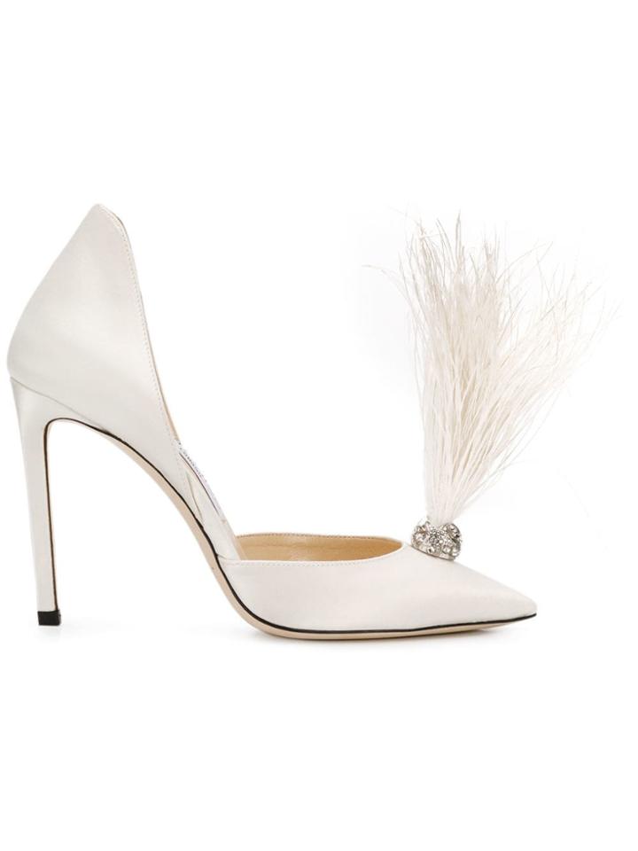 Jimmy Choo Liz 100 Pumps - White