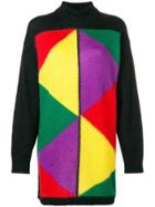 Jc De Castelbajac Vintage 1980's Block Colour Jumper - Black