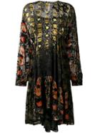 Preen By Thornton Bregazzi Mixed Pattern Midi Dress